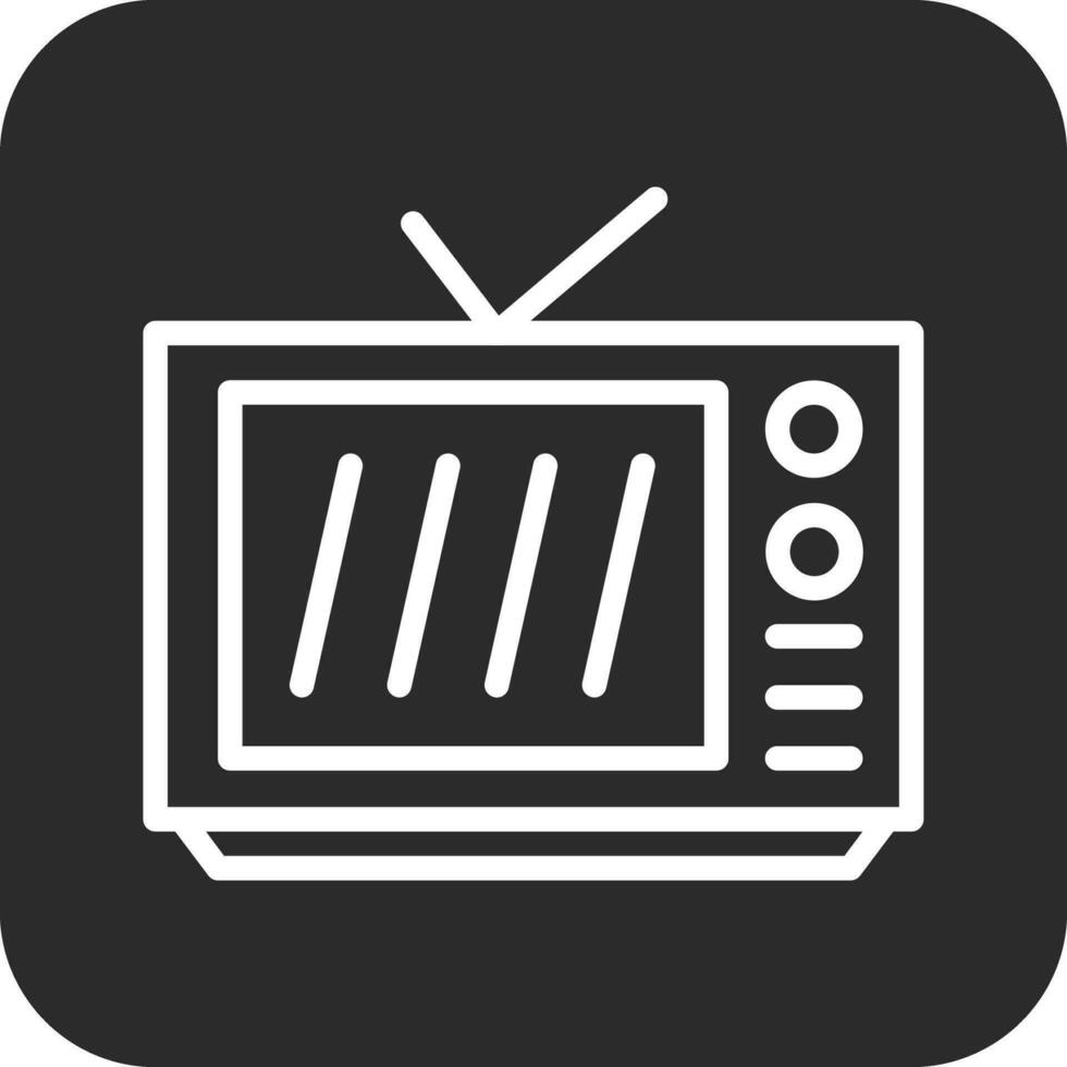 icono de vector de television