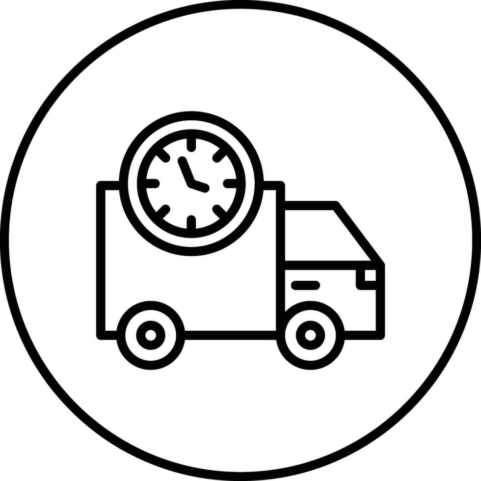 Delivery Time Vector Icon