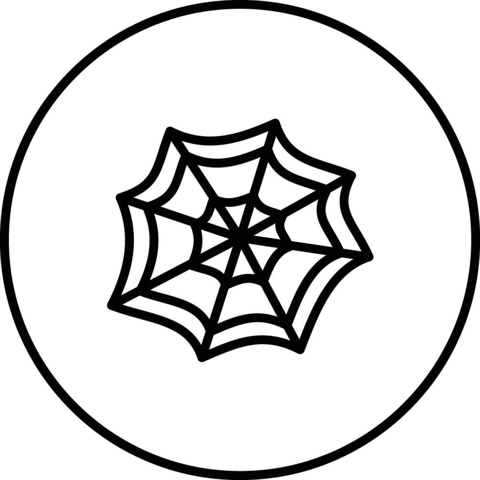 Spider Web Vector Icon