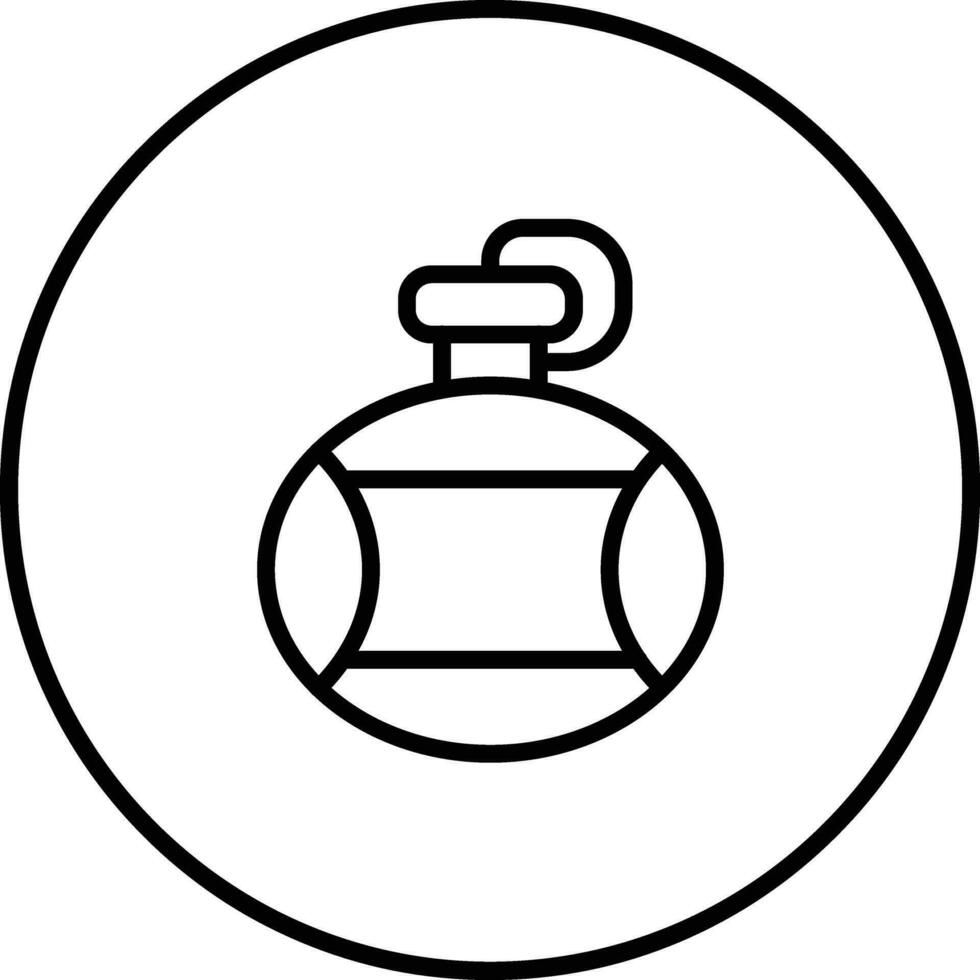 Water Flask Vector Icon