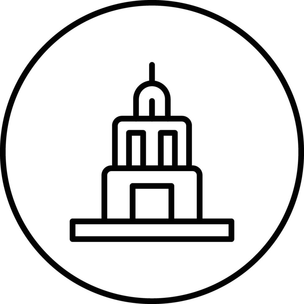 Old Building Vector Icon