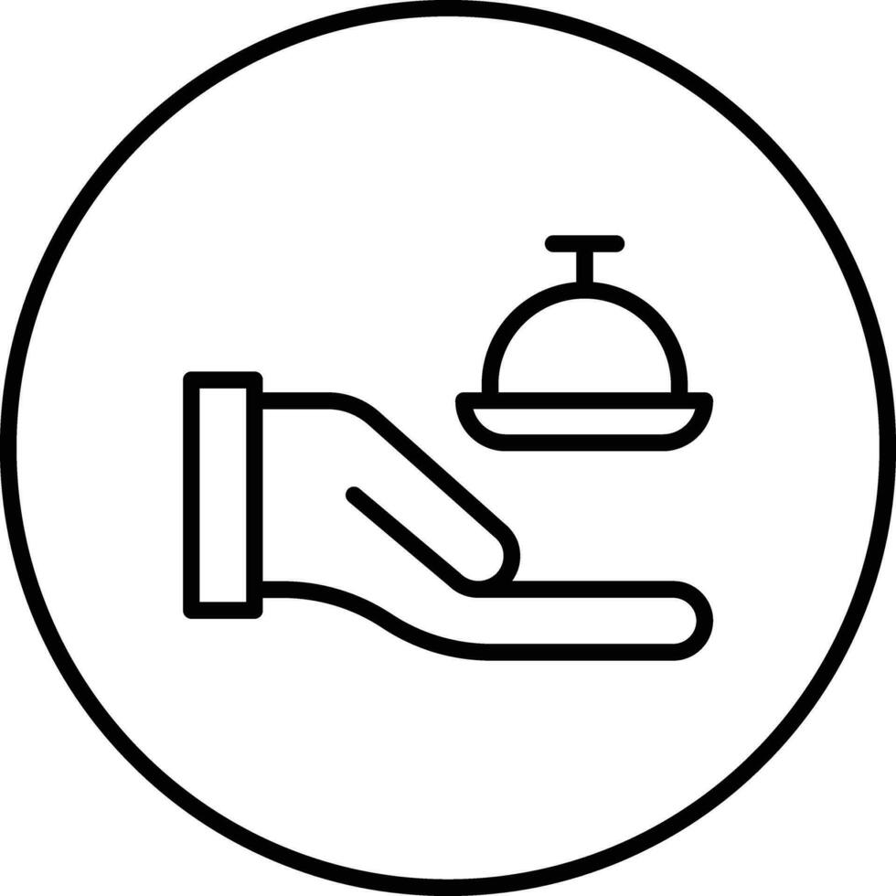 Room Service Vector Icon