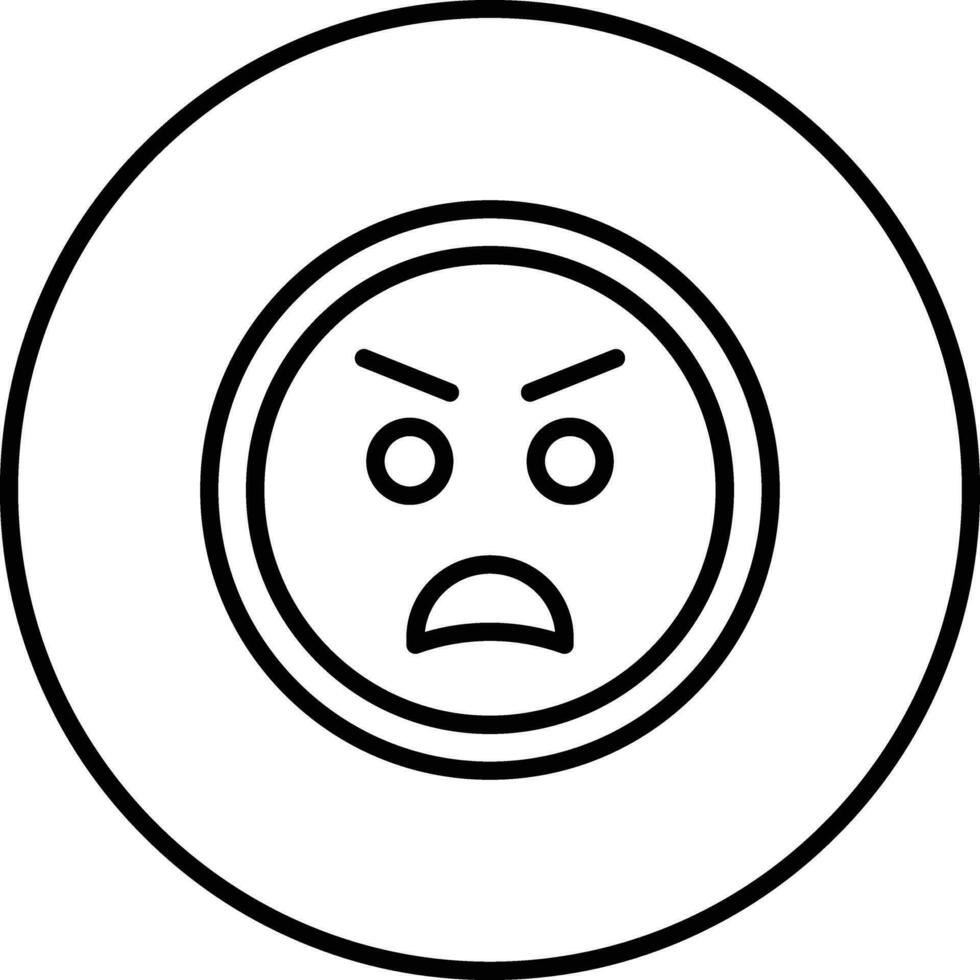 Anger Vector Icon