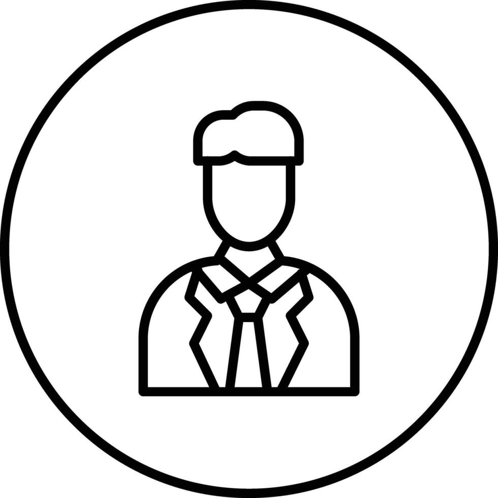 Male Financial Advisor Vector Icon