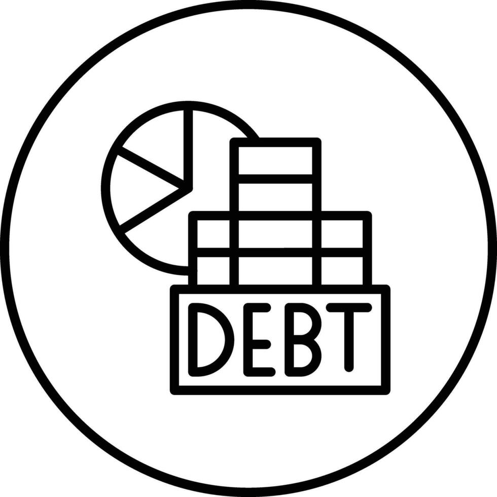 Debt Vector Icon