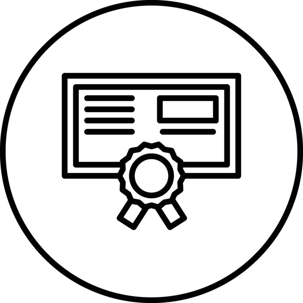 Certificate Vector Icon