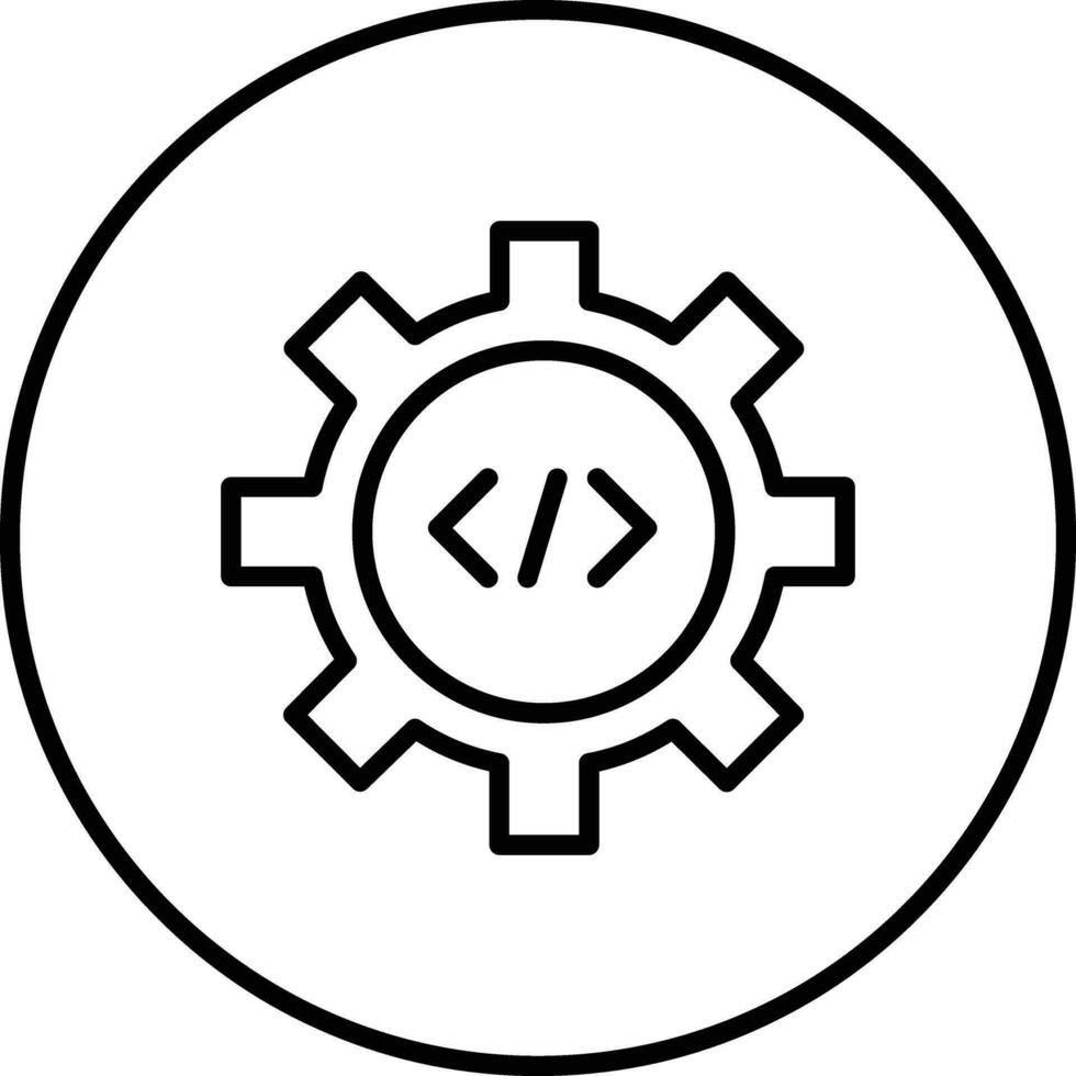 Programming Settings Vector Icon