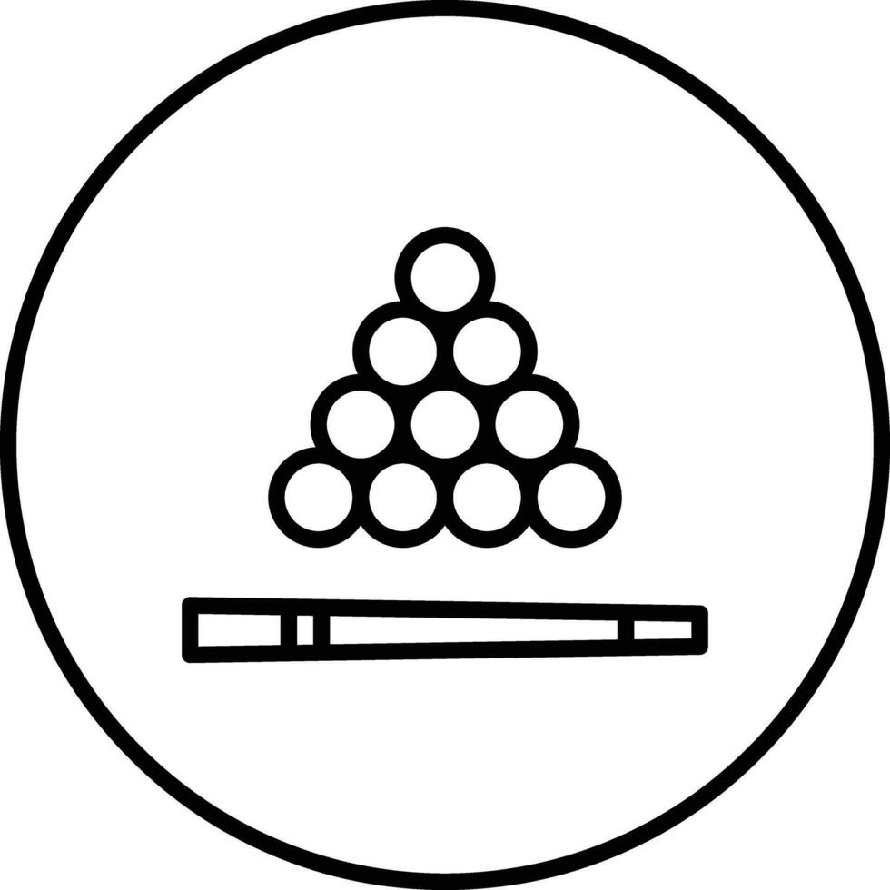 Pool Ball Vector Icon