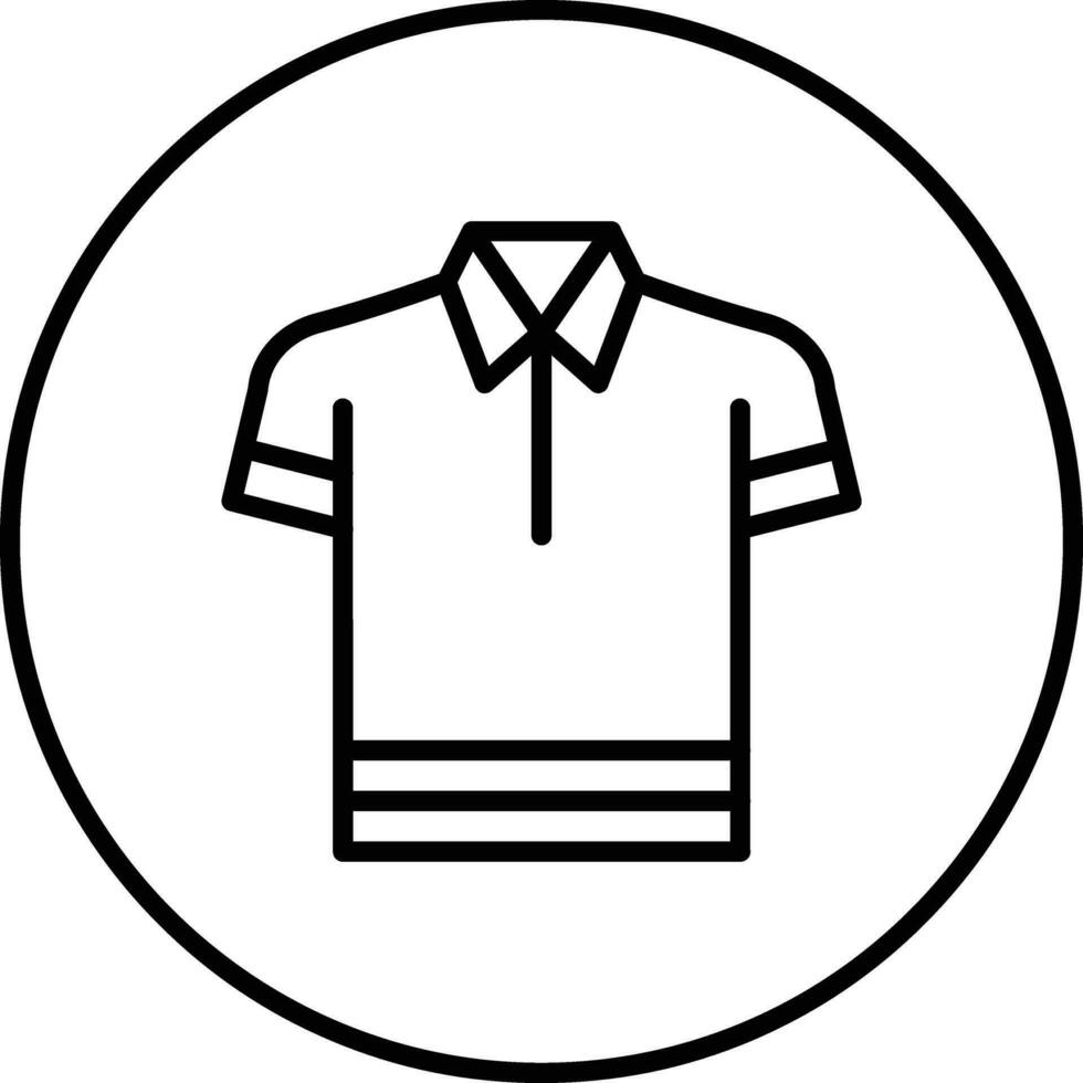 Polo Shirt Vector Icon