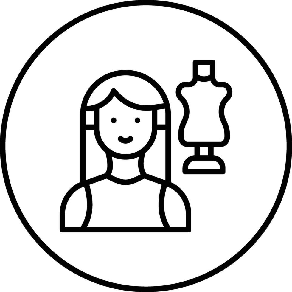 Fashion Designer Vector Icon