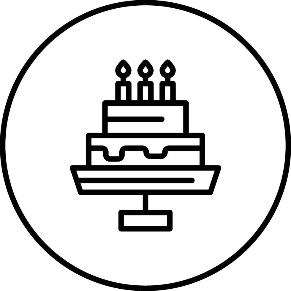 Birthday Cake Vector Icon