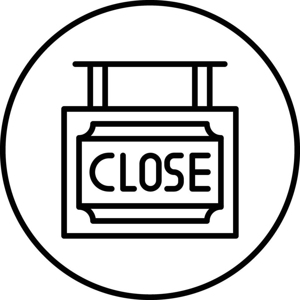 Shop Close Vector Icon