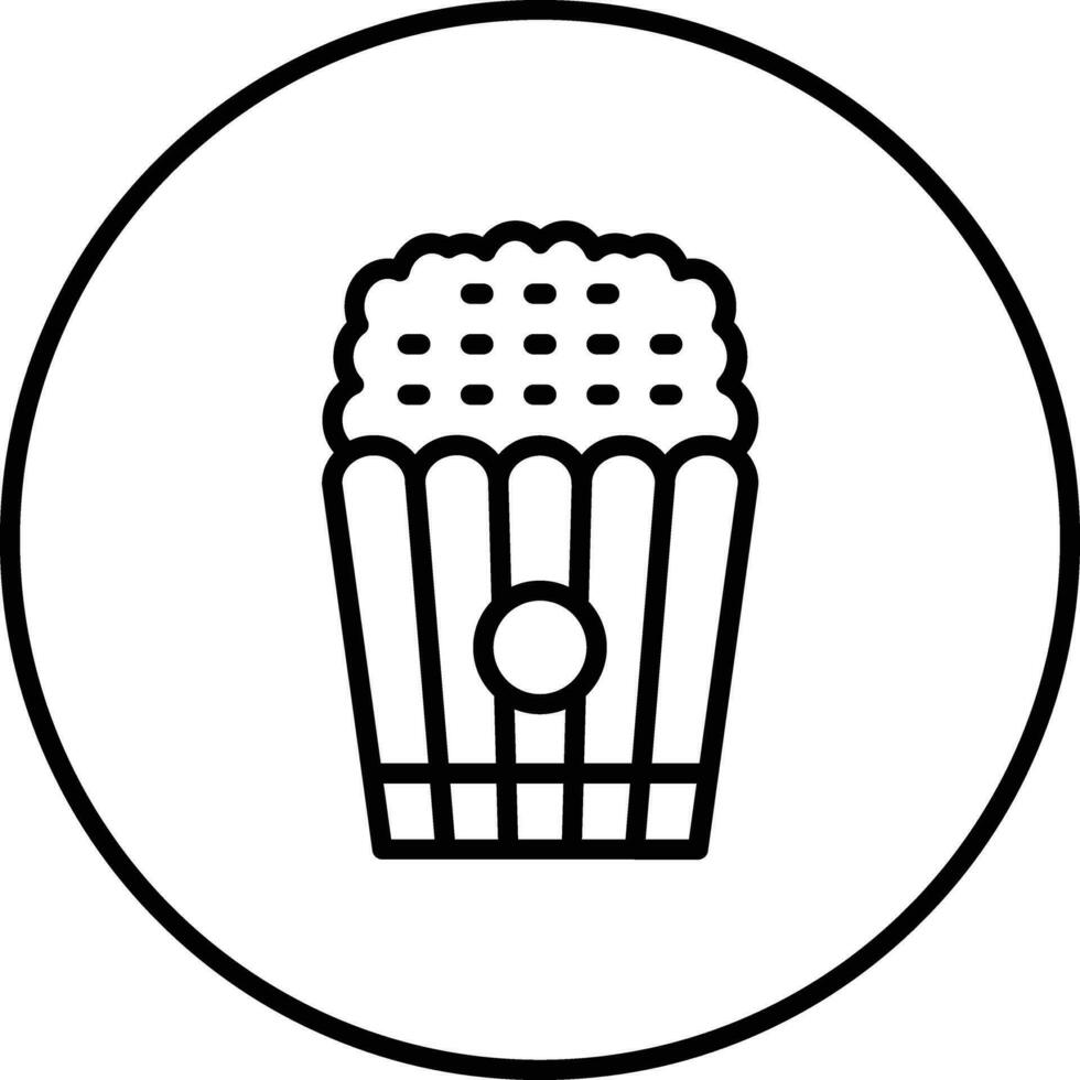 Popcorn Vector Icon