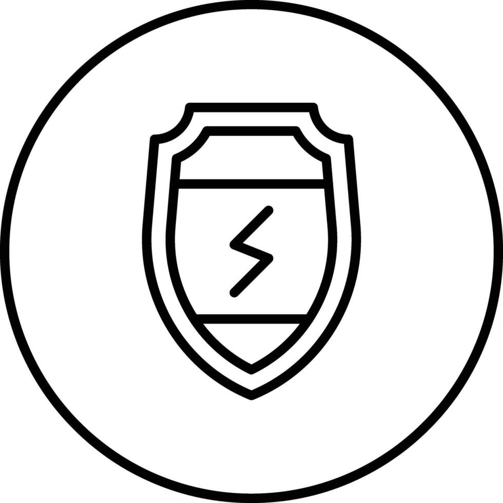 Electricity Protection Vector Icon