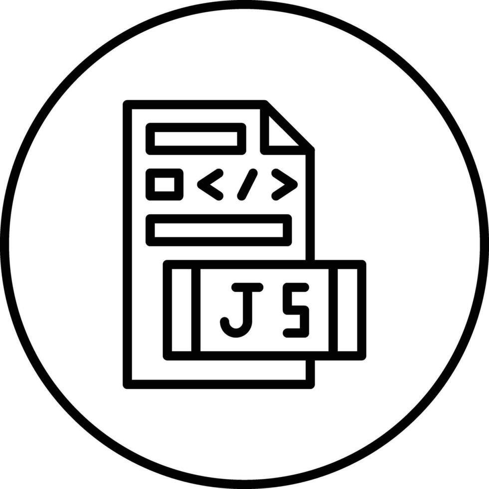 Javascript File Vector Icon