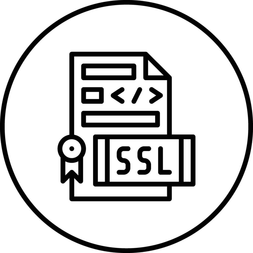 SSL File Vector Icon