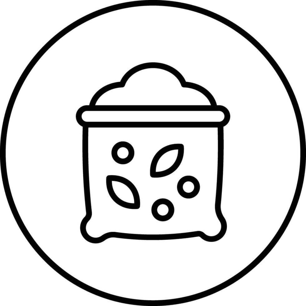 Seeds Bag Vector Icon