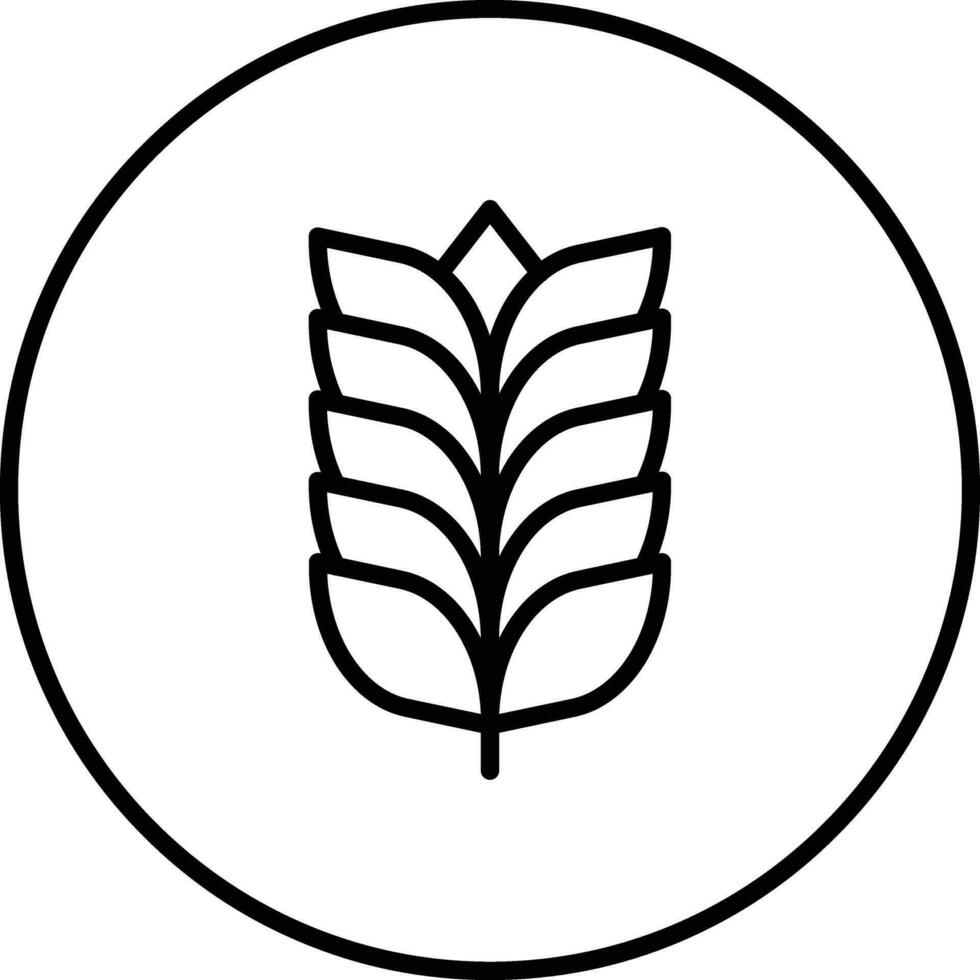 Wheat Vector Icon