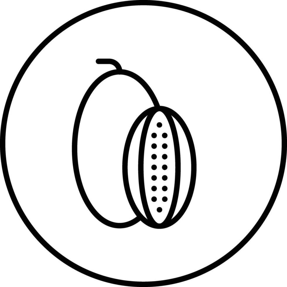 icono de vector de melón