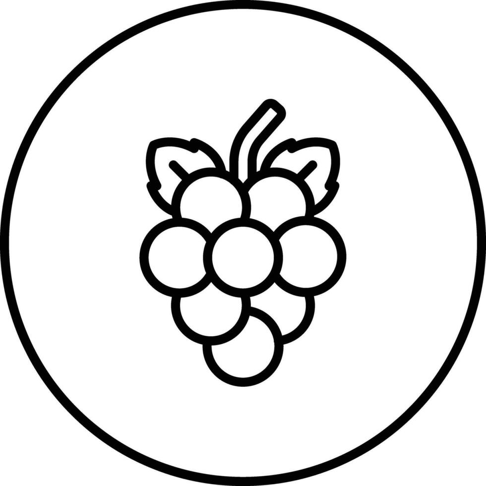 Grapes Vector Icon