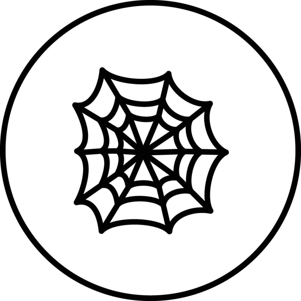 Spider Web Vector Icon