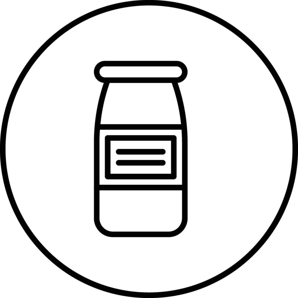 Milk Bottle Vector Icon