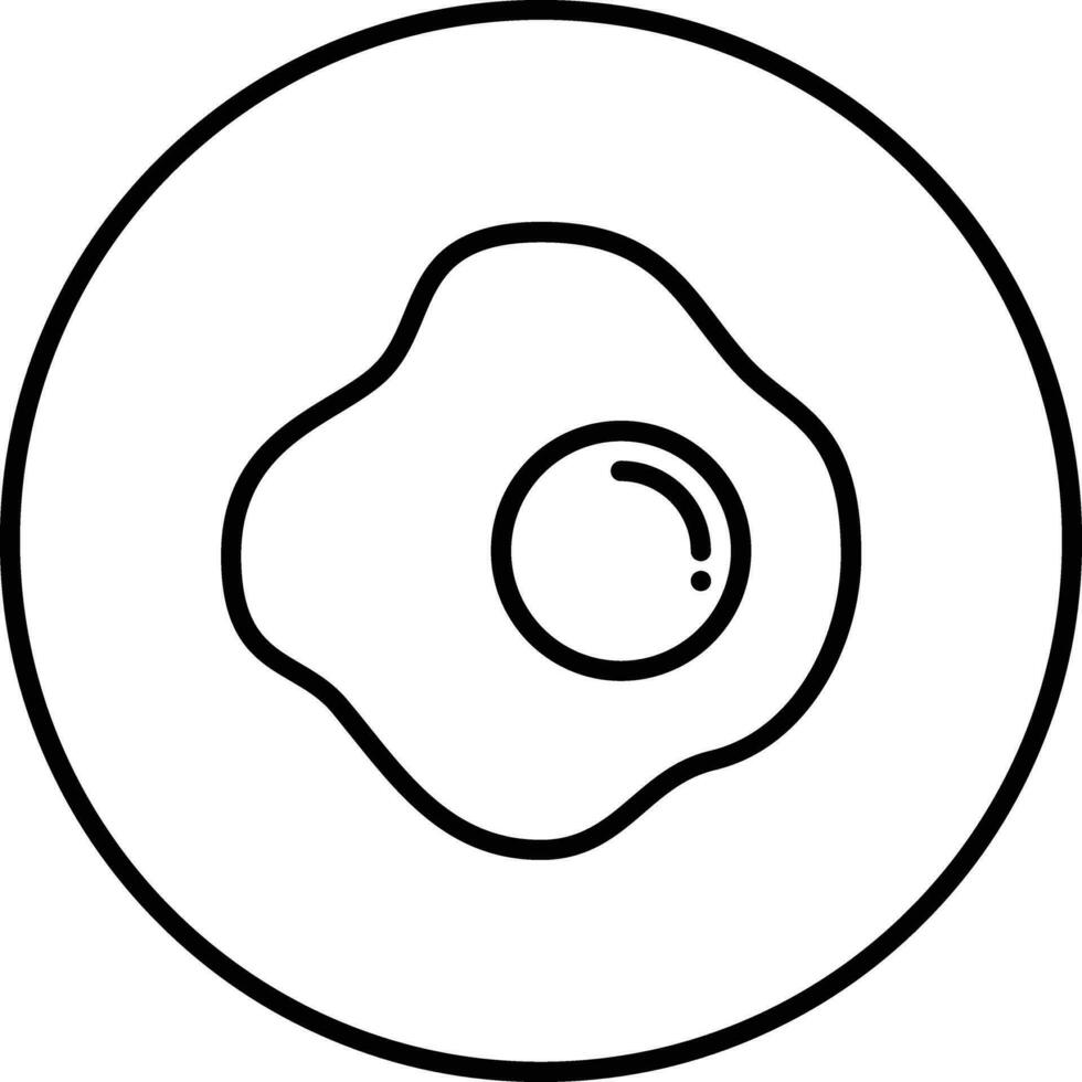 Fried Egg Vector Icon