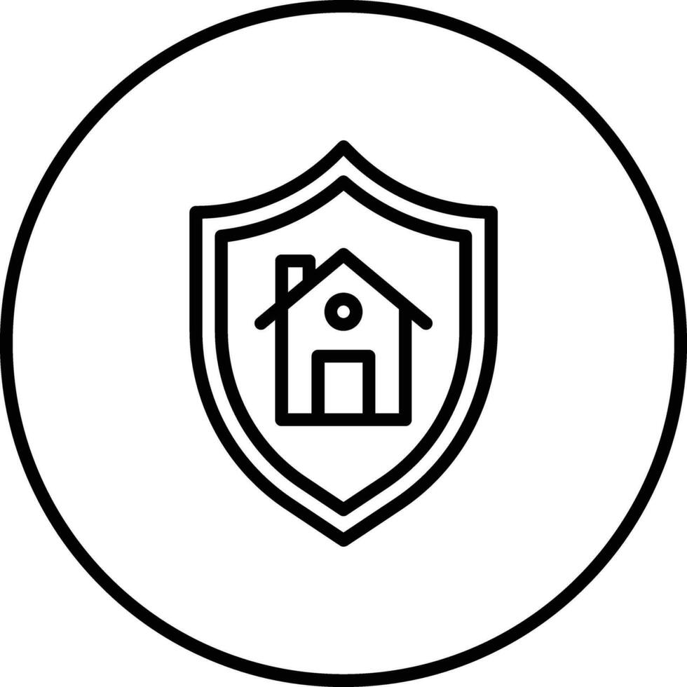 casa seguridad vector icono