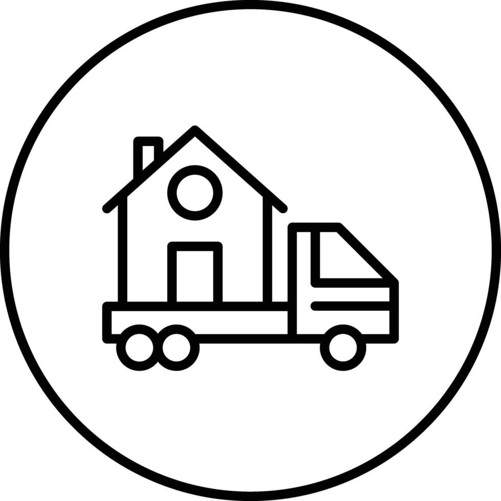 House Relocation Vector Icon