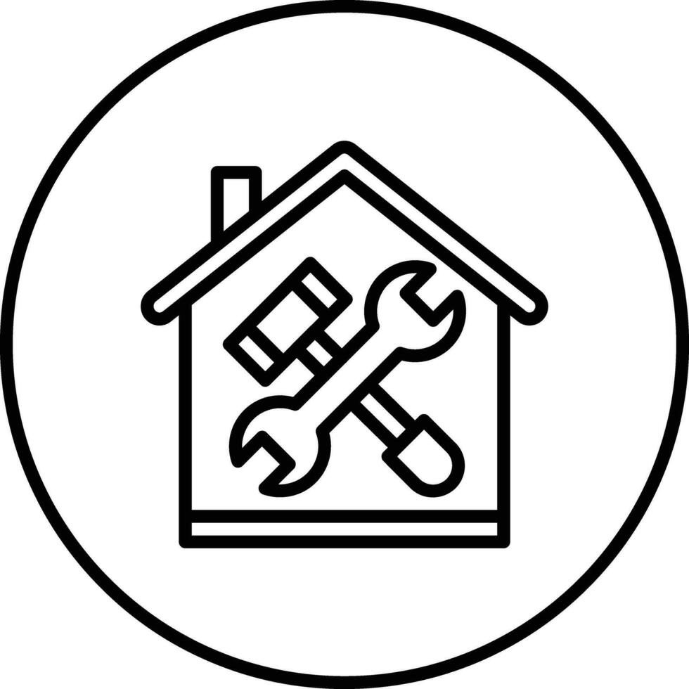 House Renovation Vector Icon