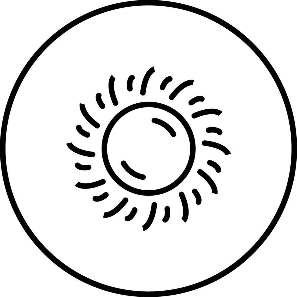 Sun Vector Icon