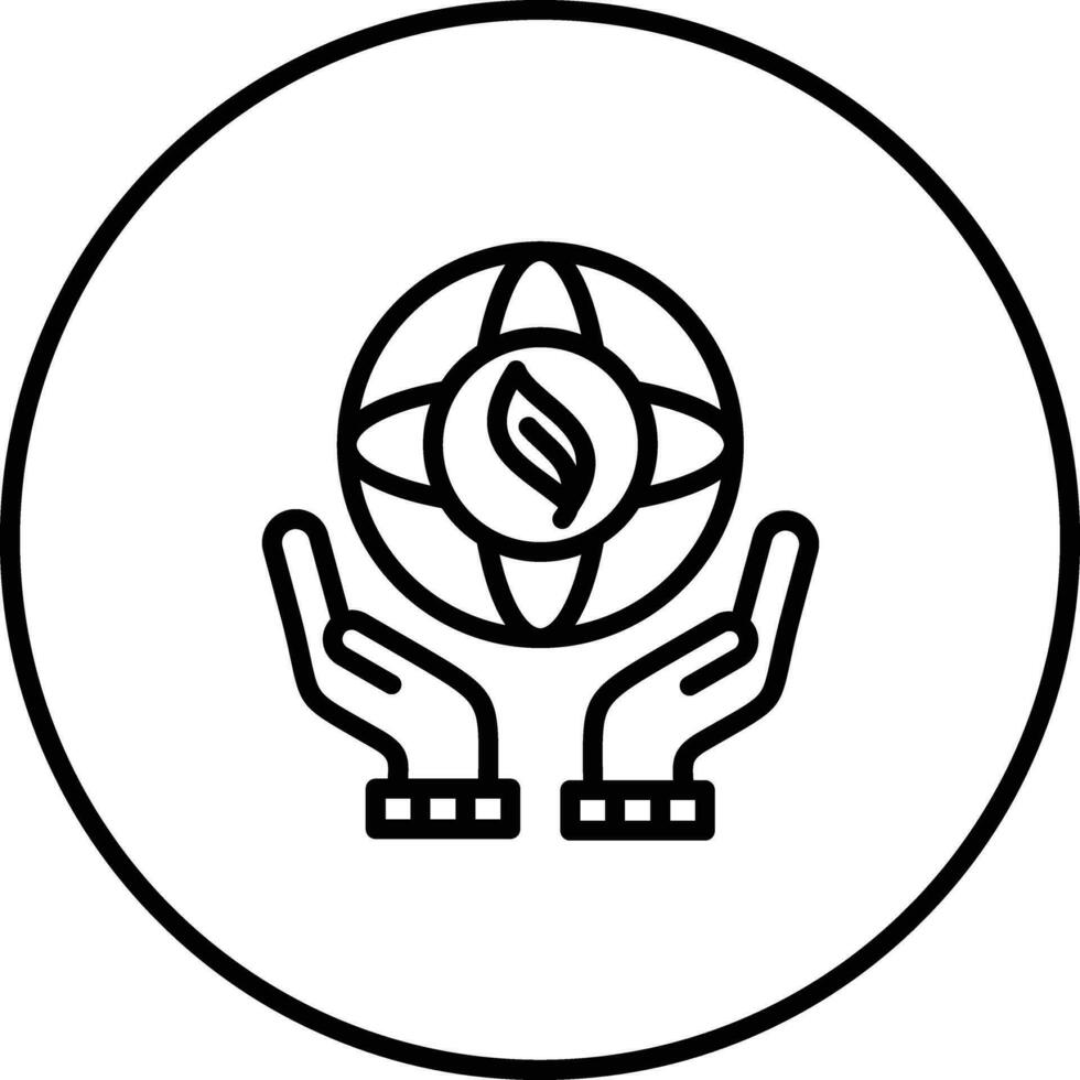 Save Planet Vector Icon