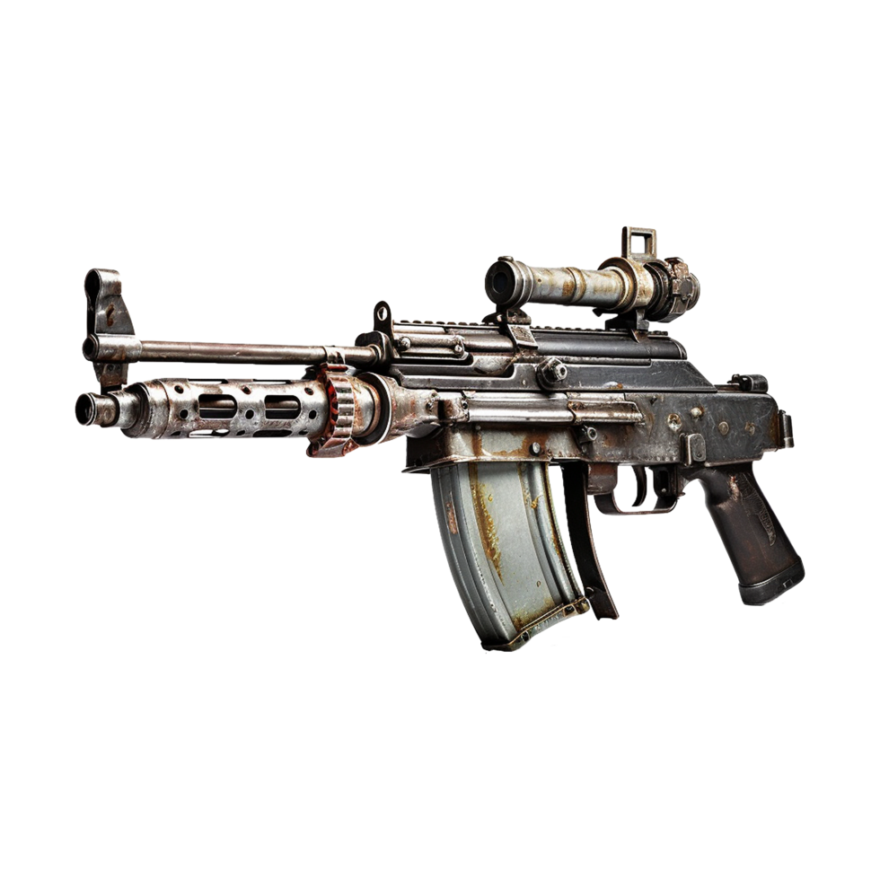 AI generated Weapon isolated on transparent background png