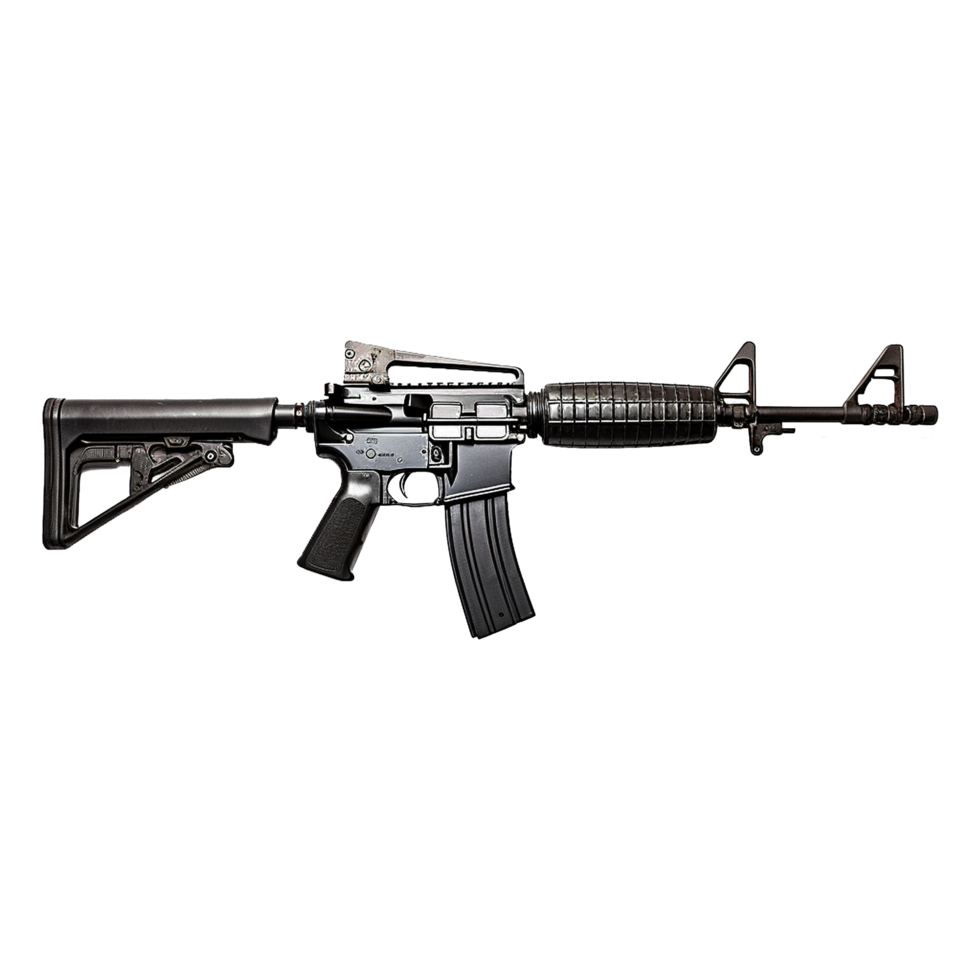AI generated Weapon isolated on transparent background png