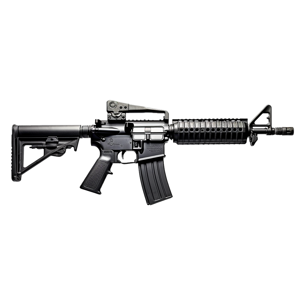 AI generated Weapon isolated on transparent background png