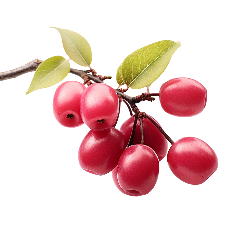 AI generated Serviceberry fruit png isolated on transparent background