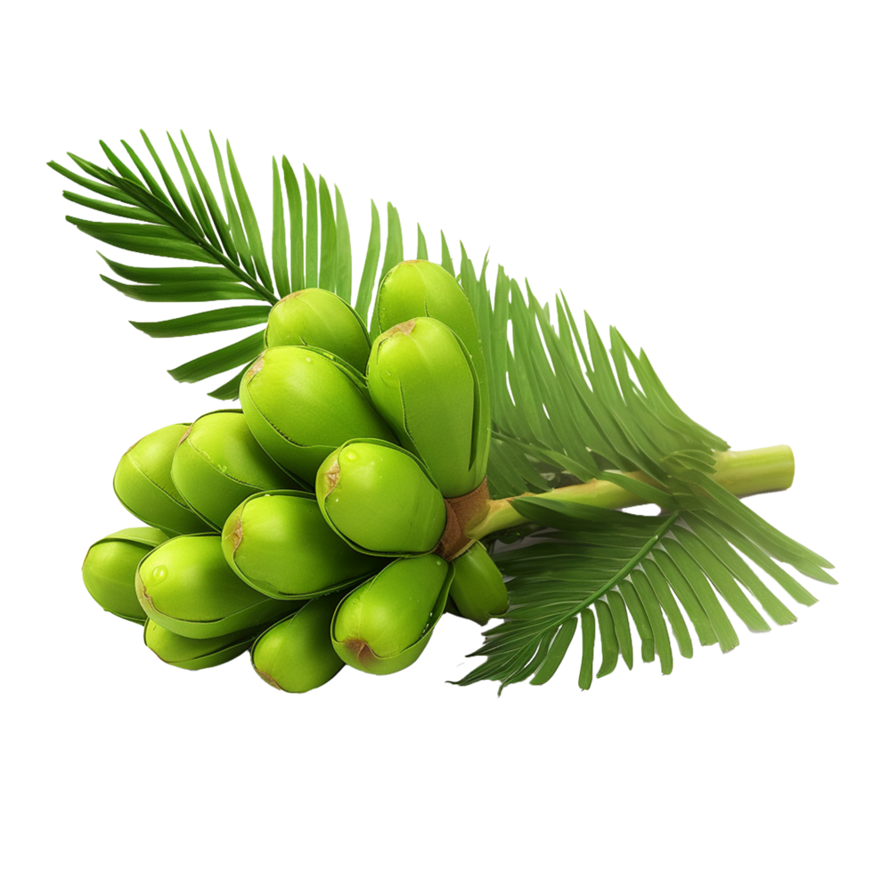 AI generated Zamia fruit png isolated on transparent background