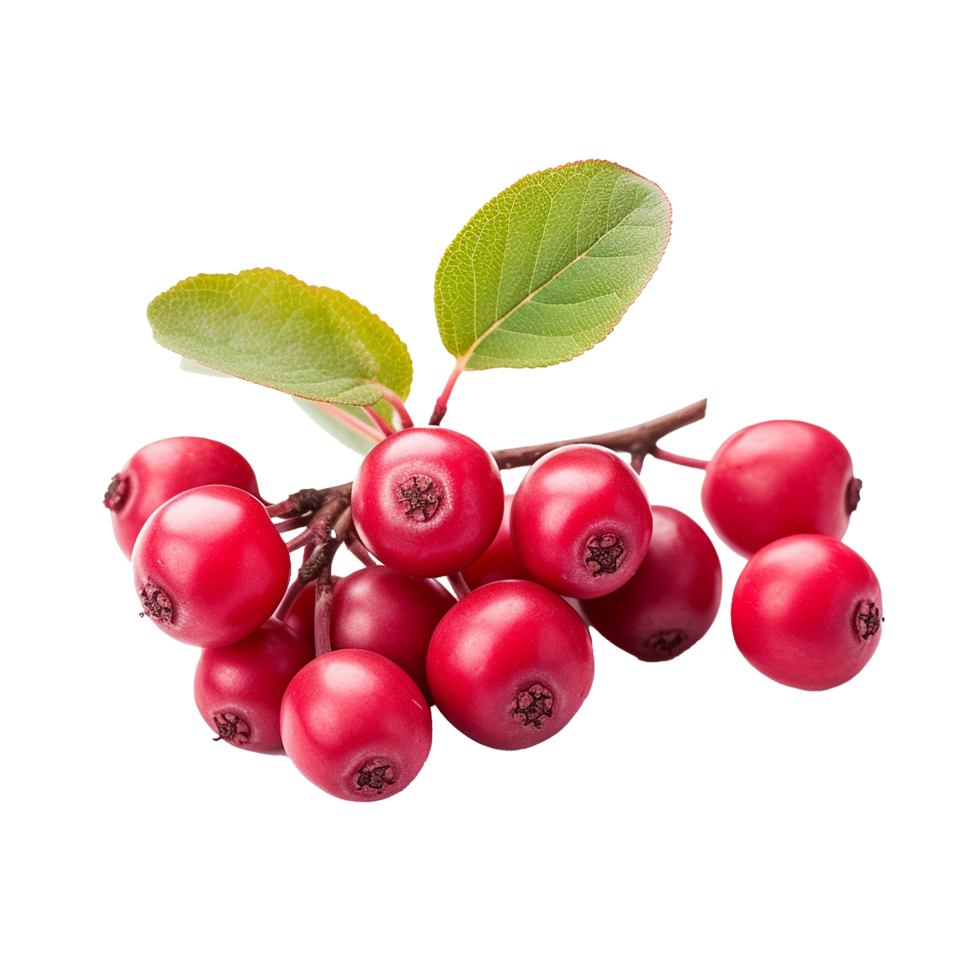 AI generated Serviceberry fruit png isolated on transparent background