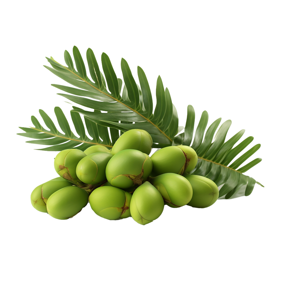 AI generated Zamia fruit png isolated on transparent background
