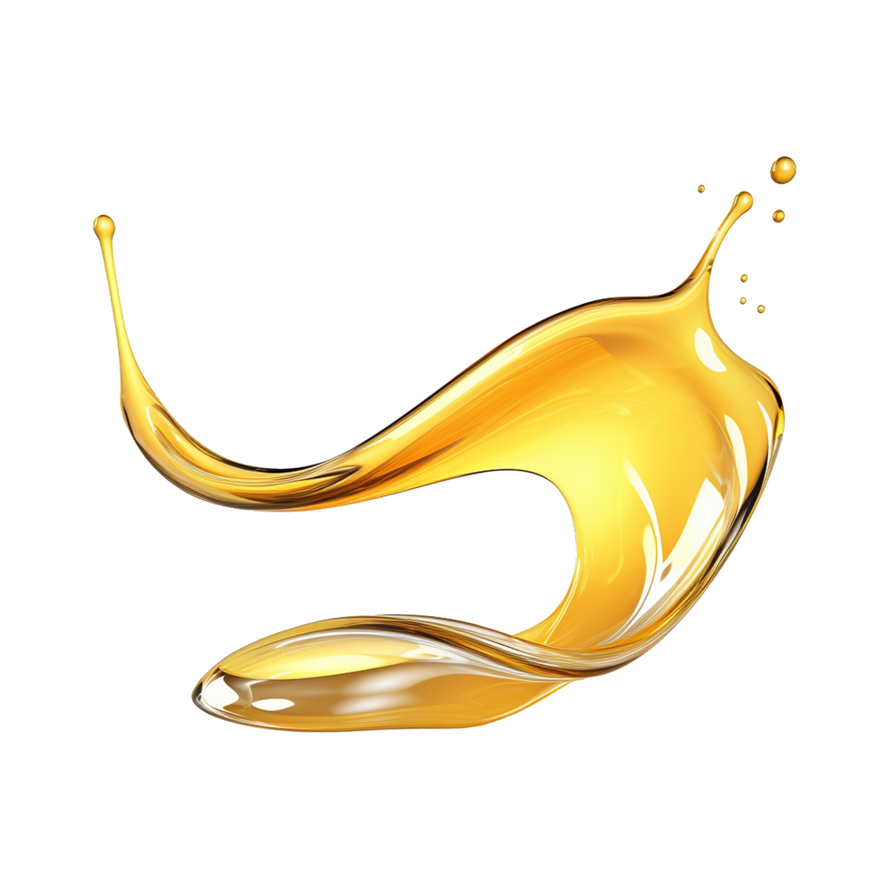 AI generated Abstract lubricant oil isolated on transparent background png