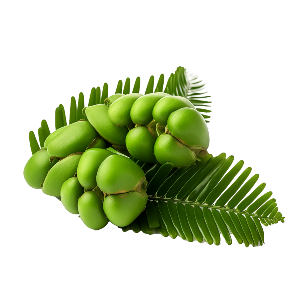 AI generated Zamia fruit png isolated on transparent background