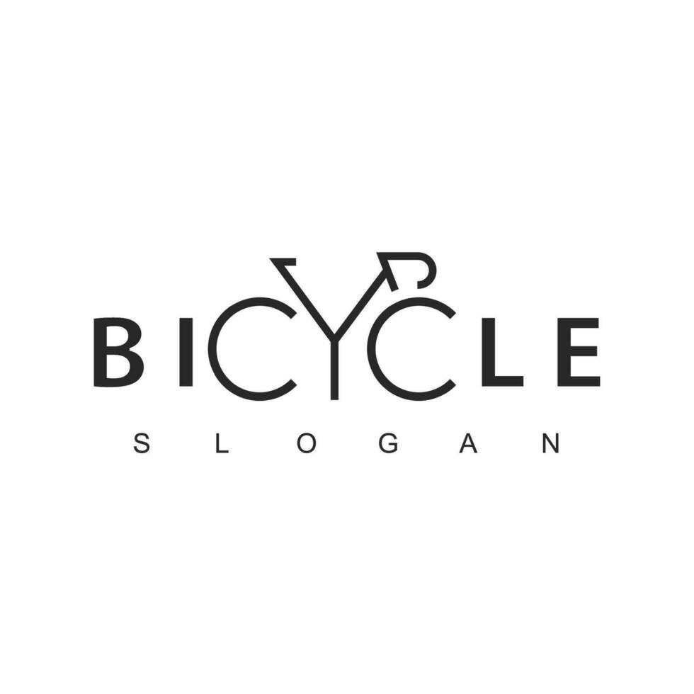 Bicycle logo concept icon vector, Fast bicycle logo vector