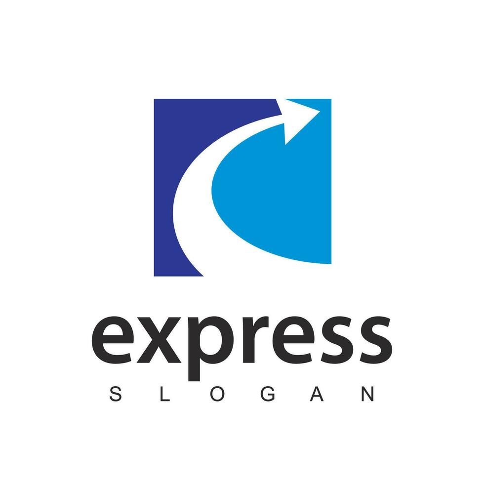 Express logo designs vector, Transport logistic delivery and shipping service. vector