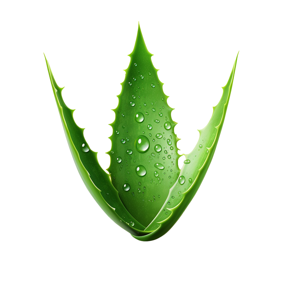 ai genererad aloe vera png isolerat på transparent bakgrund