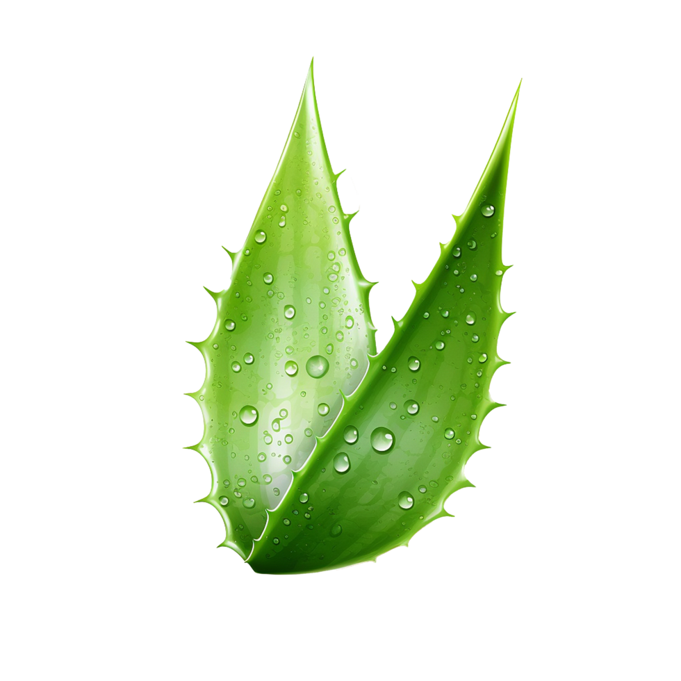 ai genererad aloe vera png isolerat på transparent bakgrund