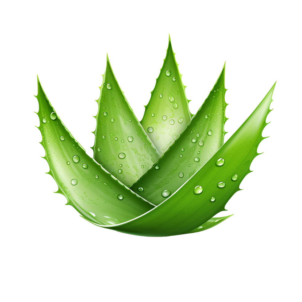 AI generated Aloe vera png isolated on transparent background