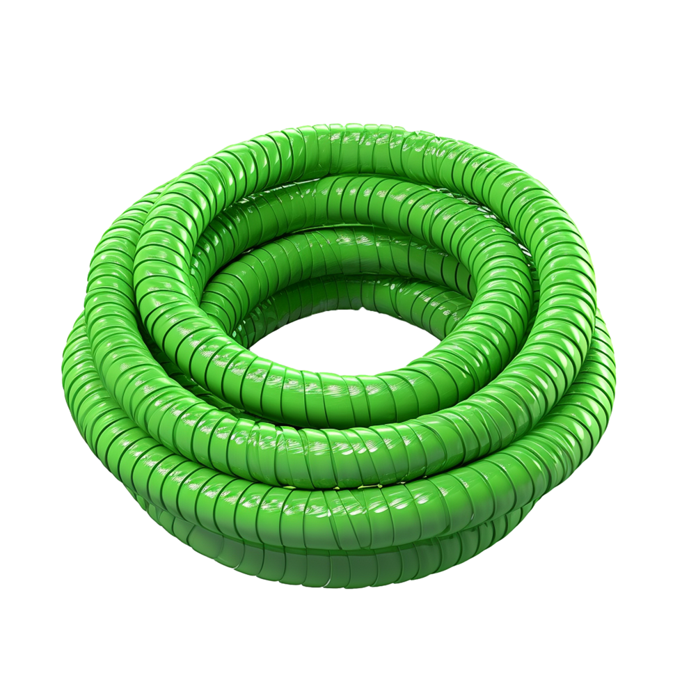 AI generated A plastic rope png isolated on transparent background