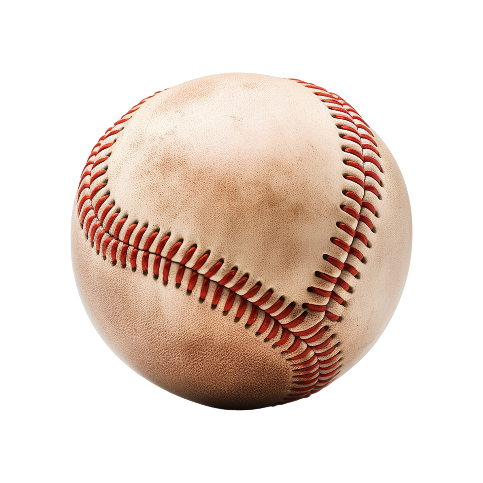 AI generated Baseball isolated on transparent background png