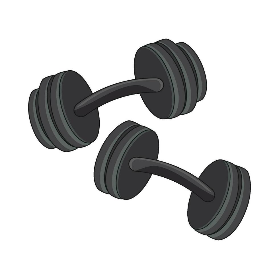 illustration of barbell vector