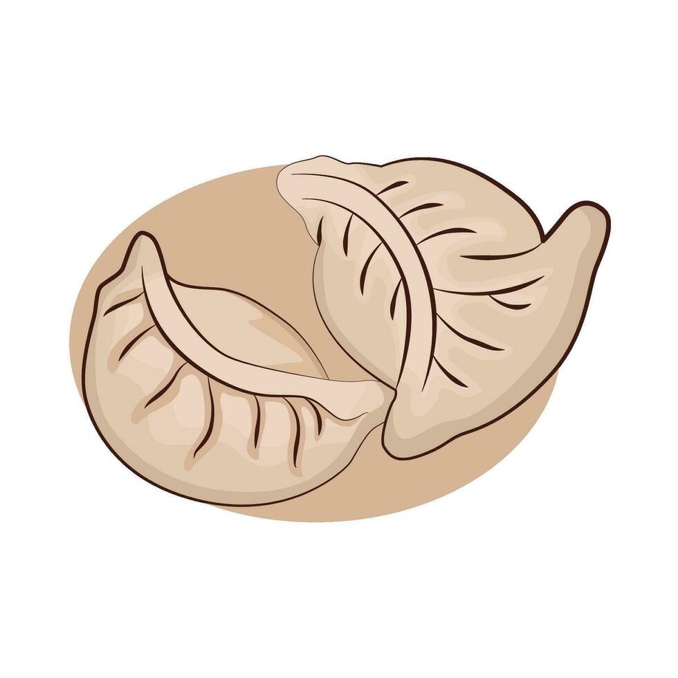 illustration of dumpling vector